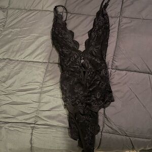 Black Lace Bodysuit